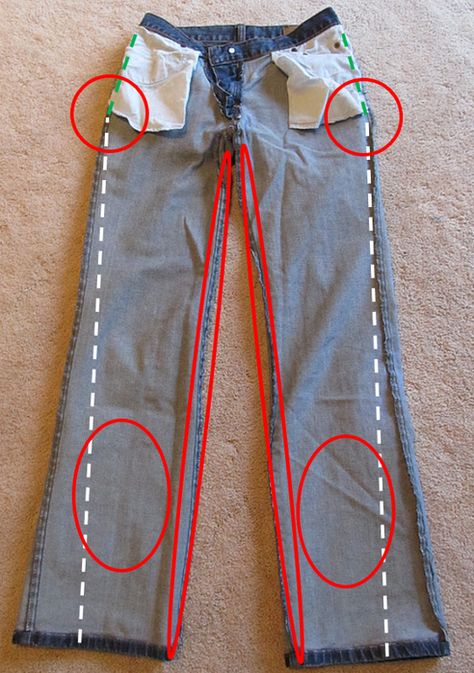 Wide Jeans to Skinny Fitted Jeans : 11 Steps - Instructables Fit Jeans Diy, Tips Menjahit, Altering Jeans, Balayage Hairstyles, Sewing Jeans, Colorful Hairstyles, Fitted Jeans, Sewing Alterations, Sewing Tutorials Clothes