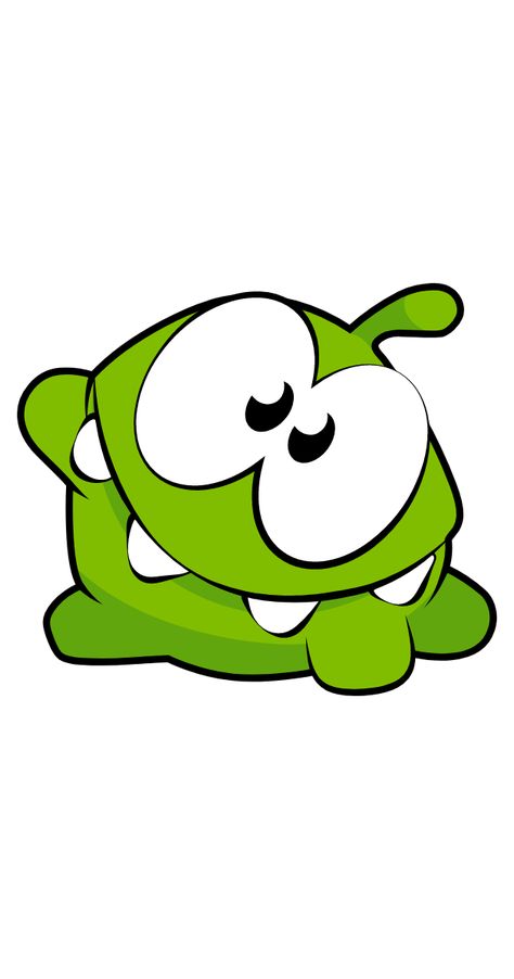 A sticker with a cute green Cut the Rope game character called Om Nom. He is an 8-year old monster and he adores candy. Get him quick in this Om Nom Sticker. Cut The Rope Wallpaper, Cut The Rope Om Nom, Green Characters Cartoon, Green Cartoon Characters, Cute Green Cartoon, Rope Drawing, Pink Wallpaper Desktop, Cute Monsters Drawings, Green Cartoon
