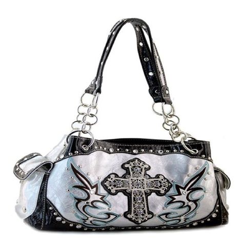 cute cyber y2k aesthetic bags 2000s Bags, Mochila Grunge, Y2k Bags, Cross Purses, Y2k Bag, Rhinestone Handbags, Y2k Accessories, Tas Fashion, Rhinestone Cross