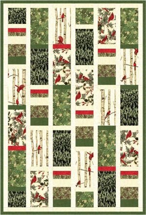 Quilt Inspiration: Free pattern day: Woodsy Winter quilt Colchas Quilting, Winter Quilt, Christmas Quilt Blocks, Christmas Tree Quilt, Quilt Modernen, Winter Green, Christmas Quilt Patterns, Quick Quilt, Bird Quilt