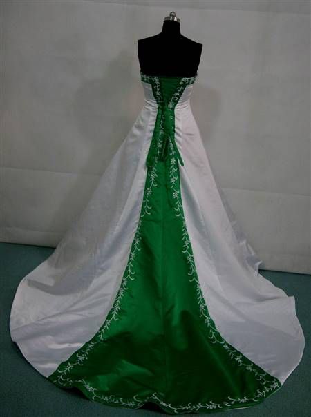 green and white wedding gown Green Wedding, Emerald Wedding Dresses, Emerald Green Wedding Dress, Green Wedding Guest Dresses, Green And White Wedding, Emerald Green Bridesmaid Dresses, Green Weddings, Green Wedding Dresses, Emerald Dresses