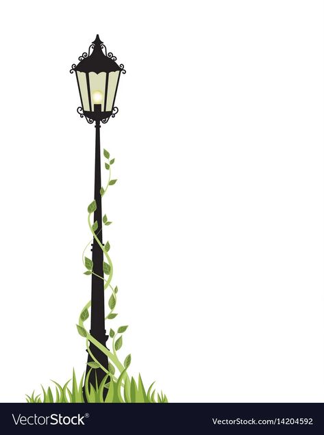 Street lamp vector image Street Lamp Illustration, Street Lamp Drawing, Street Lamp Post, Lamp Vector, Lamp Tattoo, Drawing Cartoons, Victorian Fashion Dresses, Tattoo Reference, Rustic Lamps