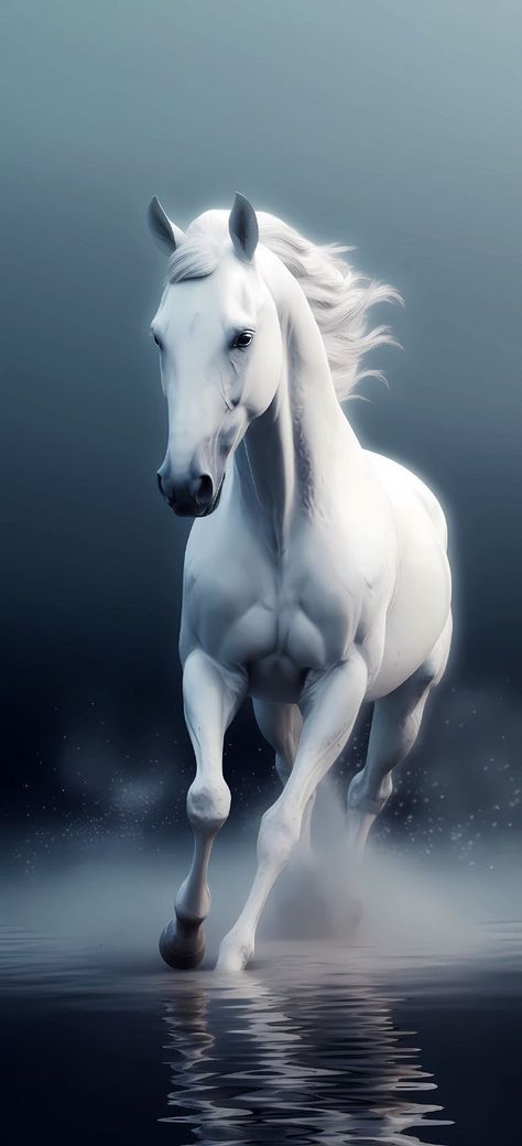 White Horse Wallpaper Iphone, Running Horse Wallpaper Iphone, Horse Backgrounds Wallpapers, White Horse Aesthetic, Horse Wallpaper Iphone, Running Horse Wallpaper For Phone, White Horse Art, حصان عربي, Horse Background