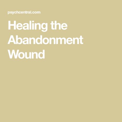 Emotional Abandonment, Feeling Empty, Wound Healing, Sound Healing, Presents For Him, Coping Mechanisms, Healing Process, Medical Advice, Living Well