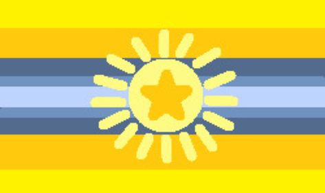 Sun Gender Flag, Sun Xenogender, Star Xenogender, Silly Xenogenders, System Flags, Flag Maker, Non Gender, Xenogender Hoard, Angel Theme