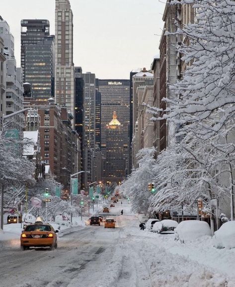 Christmas Asthetics Photos, Winter Morning Aesthetic, New York Noel, Winter In New York, Winter Nyc, Nyc Winter, Voyage New York, Nyc Christmas, New York Winter