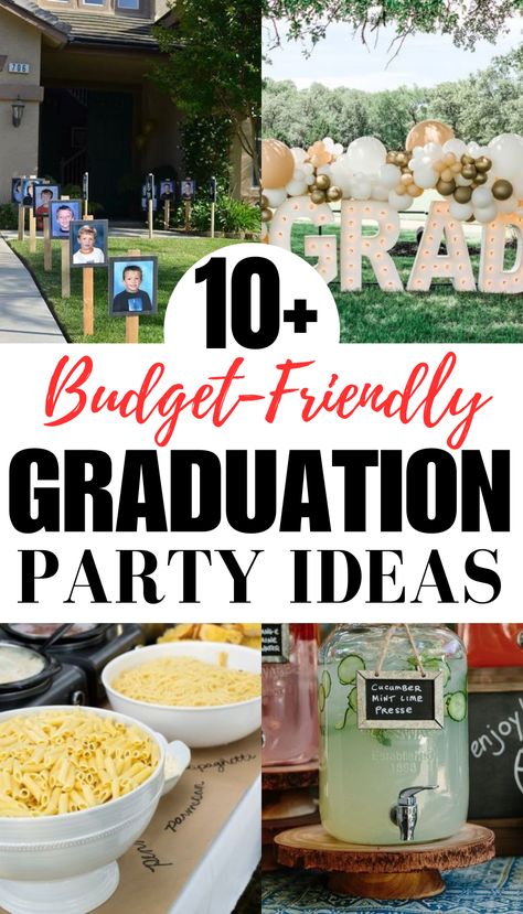 backyard graduation party Combined Birthday And Graduation Party, Grad Party On A Budget, Grade 8 Graduation Party Ideas, Budget Graduation Party Ideas, Inexpensive Graduation Party Ideas, Graduation Party Ideas On A Budget, Backyard Bbq Graduation Party, Graduation Party On A Budget, Graduation Backyard Party Ideas