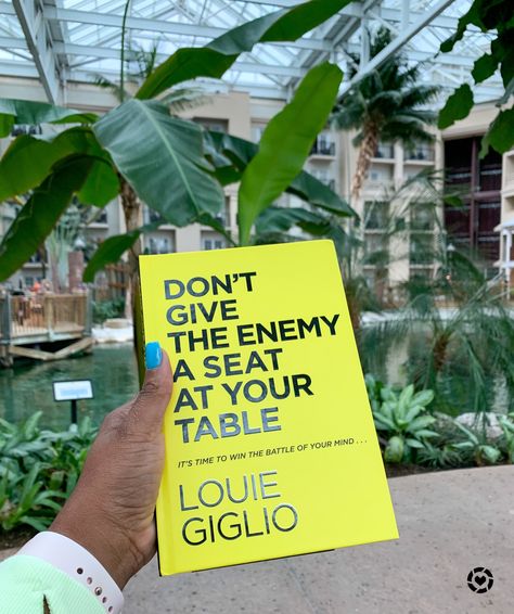 Don’t Give The Enemy A Seat At Your Table, Don't Give The Enemy A Seat At Your Table, Books For Christians, Books About God, It Girl Books, Christian Books To Read, Faith Books, Christian Book Recommendations, Books Suggestions