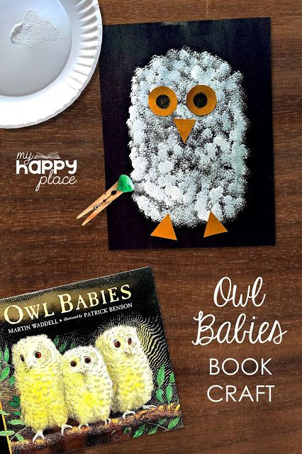 Owl Babies Book, Owl Crafts Preschool, Forest Animals Preschool, Owl Preschool, Owl Activities, Owl Babies, Owl Craft, Kindergarten Art Projects, Baby Art Projects