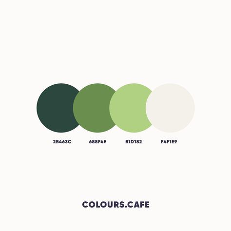 Scrunchie Ideas, Pantone Verde, Colors Code, Pantone Cmyk, Cafe Color, Branding Colors, Flat Color Palette, Green Color Palette, Pantone Colour Palettes