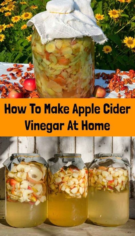 Apple Cider Vinegar Homemade, Preserving Apples, Homemade Apple Cider Vinegar, Make Apple Cider, Apple Cider Vinegar Recipes, Make Apple Cider Vinegar, Coldsore Remedies Quick, Homemade Apple Cider, Fermentation Recipes