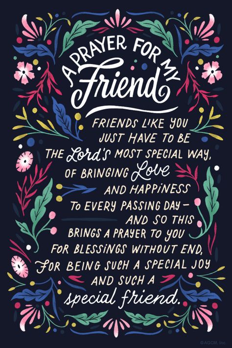 "A Prayer for My Friend" | Friendship eCard | Blue Mountain eCards Good Morning Quotes Monday, Thank You Quotes For Friends, Monday Good Morning Quotes, Morning Quotes Monday, Prayer For Friendship, Prayer For My Friend, Monday Morning Wishes, Prayer For A Friend, Family Day Quotes