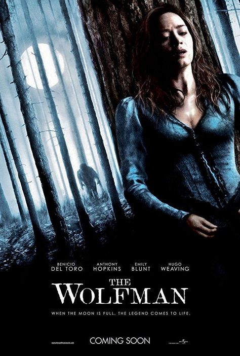 Wolfman Movie, The Wolfman 2010, Estranged Father, The Wolfman, American Werewolf In London, Best Movie Posters, Victorian London, Best Horror Movies, Classic Horror Movies