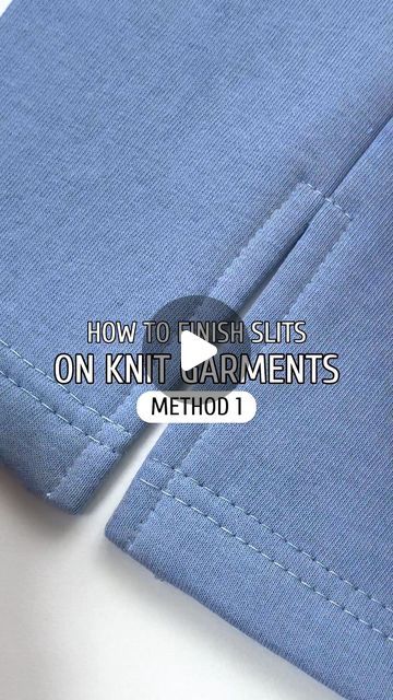 Molde, Patchwork, How To Sew Side Seam Pockets, Knit Fabric Sewing Patterns, Sewing Knits, Knit Garments, Simple Sewing Tutorial, Coverstitch Machine, Sewing Seams