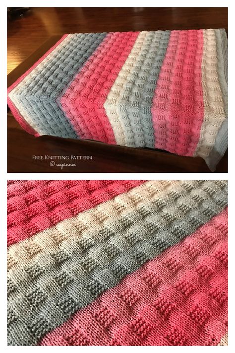 Jordan Baby Blanket Free Knitting Pattern - Knitting Pattern Free Knit Blanket Pattern Easy, Knitting Blanket Pattern, Easy Blanket Knitting Patterns, Knit Baby Blanket Pattern Free, Designer Knitting Patterns, Free Baby Blanket Patterns, Knitted Stuff, Knitting Blanket, Knitting Patterns Free Blanket