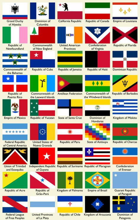 Flags of Another America by Keperry012 World Flags With Names, Alternate Flags, All World Flags, Haiti And Dominican Republic, Historical Flags, Flags With Names, Unique Flags, Libra Horoscope, California Republic