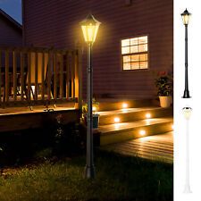 Outdoor Lamp Posts, Garden Post Lights, Deck Stair Lights, Backyard Features, Solar Lamp Post, Solar Powered Lanterns, Lamp Post Lights, Light Post, Lantern Lamp