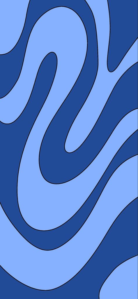 Dark Blue Swirl Wallpaper, Blue Wavy Wallpapers, Blue Squiggle Wallpaper, Blue Groovy Wallpaper, Blue Swirls Wallpaper, 70s Swirl Pattern, Blue Swirl Wallpaper, Swirls Aesthetic, Senior Wallpaper