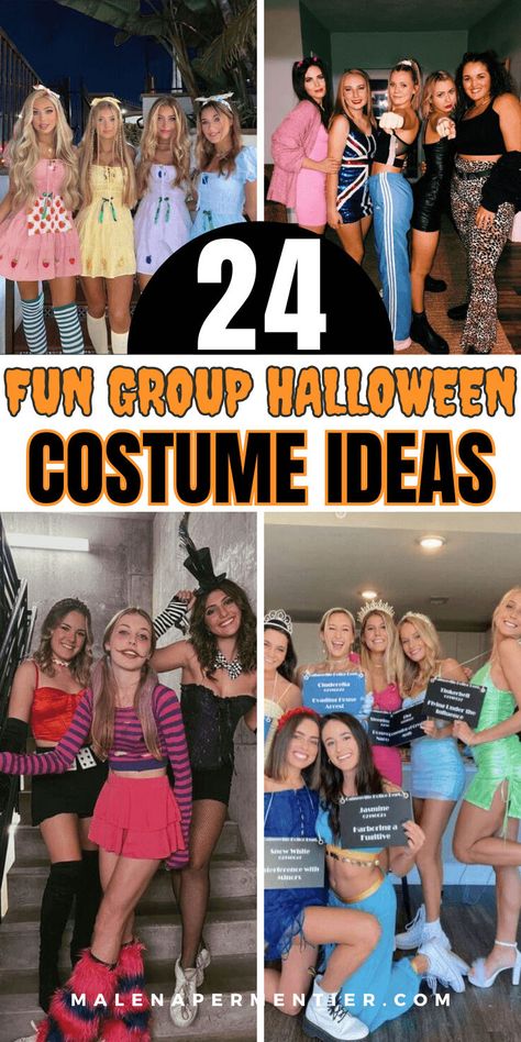 group halloween costume ideas 4 Friend Halloween Costume Ideas, College Toy Story Costume, Powerpuff Group Costume, Carebear Group Halloween Costumes, Iconic Four People Costumes, Halloween Costumes For Four Women, Halloween Costumes For A Group Of People, Crayon Halloween Costume Group, Good Group Costumes