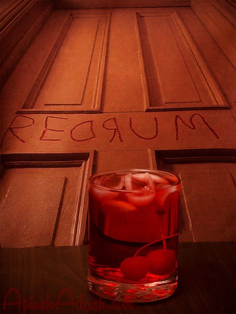 REDRUM Punch: The Shining The Shining Halloween, Horror Themed Party, Scary Movie Night, Red Rum, Movie World, Halloween Contact Lenses, Halloween Movie Night, Horror Party, Movie Themed Party
