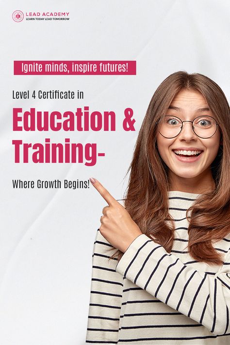 Level 4 Certificate in Education & Training: It's more than teaching; it's nurturing growth! #education #educational #learn #learnenglish #english #nuture #growth #mentor #inspire #future #Learners #course #onlinecourse #leadacademy More Details:https://lead-academy.org/course/level-4-certificate-in-education-and-training Safe Internet, Depth Of Knowledge, Teaching Profession, Teaching Skills, Teaching Practices, Education Level, Level 4, Classroom Environment, Study Skills