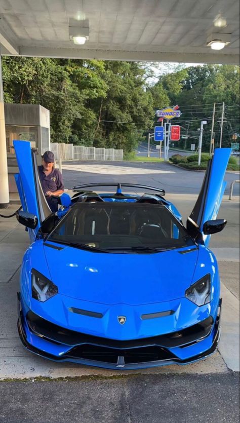 Blue Lamborghini, Cars Tattoo, Expensive Sports Cars, Iconic Cars, Luxury Car Brands, Aesthetic Cool, Ford Mustang Car, Motorcycle Tank, Car Aesthetic