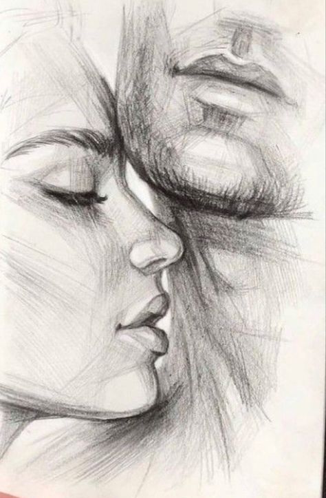 drawing passion , couple draw Romantic Drawings Of Couples Love, Pencil Art Love, Art Yarn Spinning, Romantic Drawing, Sketches Of Love, Výtvarné Reference, Pen Art Drawings, Meaningful Drawings, Portraiture Drawing