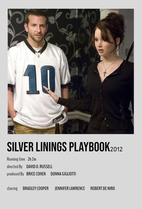 Silver Linings Playbook Movie Poster, Silver Linings Playbook Poster, Silver Lining Playbook, Movie Diary, New Movie Posters, Silver Linings Playbook, Chris Tucker, Girly Movies, Iconic Movie Posters