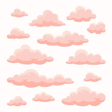 Croquis, Kawaii Cloud, غلاف الكتاب, Cloud Illustration, The Magic Flute, Autumn Instagram, Pastel Clouds, Cartoon Clouds, Cloud Vector