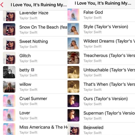 Denial playlist from Taylor swift Swift, Songs, Taylor Swift, Taylor Swift Playlist Names, Itunes Playlist, Taylor Swift Playlist, Quick Saves