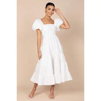 Dresses for Women : Page 7 : Target White Puff Sleeve Dress, Confirmation Dresses, Style Midi Dress, Petal And Pup, Bridal Shower Dress, Mini Robes, Shower Dresses, White Midi, Usa Dresses