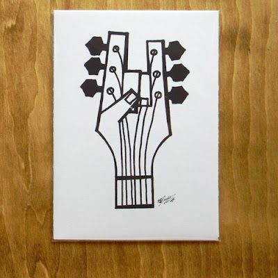 Dowdy Studio Music Tattoos, Muzică Rock, Music Doodle, Guitar Drawing, Rock Hand, Music Crafts, Music Drawings, Music Illustration, Easy Art Projects