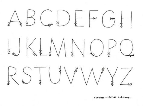 feather alphabet from floresita on flickr Serif Hand Lettering, Alfabeto Disney, Tattoo Painting, Schrift Design, Bullet Journal Font, Journal Fonts, Writing Fonts, Cute Alphabet, Alfabet Letters