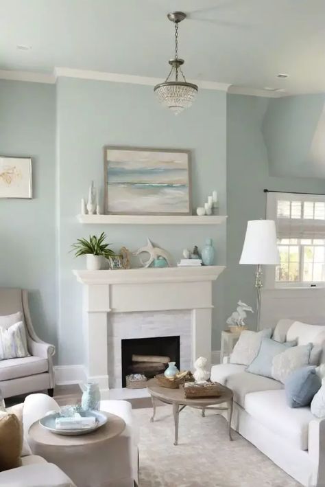 Find Your Home Style: Stylish Decor Ideas Inside Modern Colors For Living Room, Paint Living Room Ideas, Kitchen Wall Color, Decor Trends 2024, Colorful Living Room Bright, Blue Living Room Color, Light Blue Living Room, Wall Color Schemes, Blue Walls Living Room