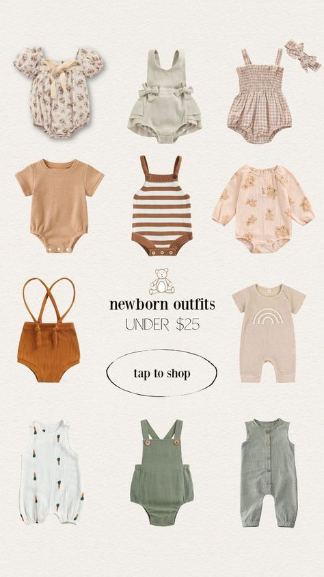 June Newborn Outfits, Newborn Neutral Clothes, Babyclothing Newborns, How To Dress Newborn In Summer, Summer Newborn Essentials, Spring Newborn Outfits, Summer Newborn Outfits Boys, Fall Newborn Outfits, Newborn Outfits Summer