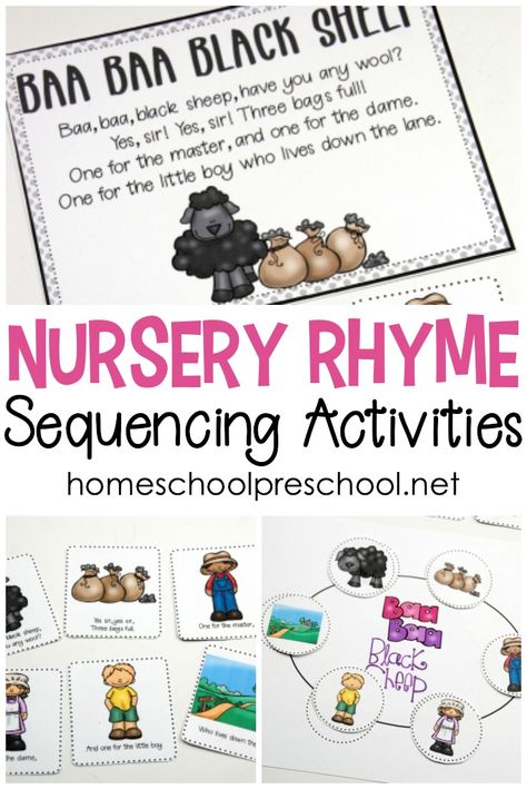 Don't miss these free printable nursery rhyme sequencing cards is perfect for preschool and kindergarten kids. Includes posters, sequencing cards, and more! Sequencing Story Cards Free Printable, Preschool Poetry, Nursery Rhyme Math, Nursery Rhymes Preschool Activities, Nursery Rhyme Lessons, Free Nursery Rhymes, Nursery Rhymes Preschool Crafts, Rhyming Preschool, Core Knowledge