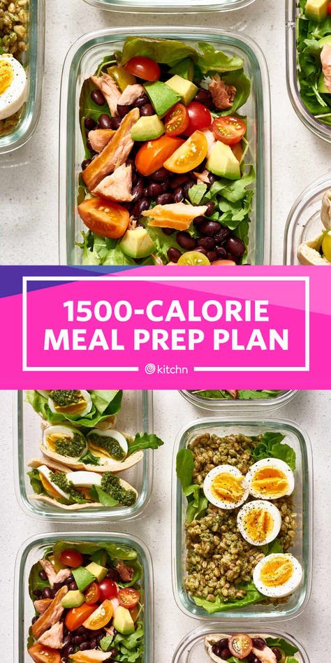 How I Meal Prep for a Week of 1500-Calorie Days — Power Hour Meal Prep 1500 Calories A Day, 1500 Calorie Diet, 1500 Calorie Meal Plan, Meal Prep Plan, Cucumber Diet, Meal Prep Plans, Power Hour, Calorie Meal Plan, Ketogenic Diet Meal Plan