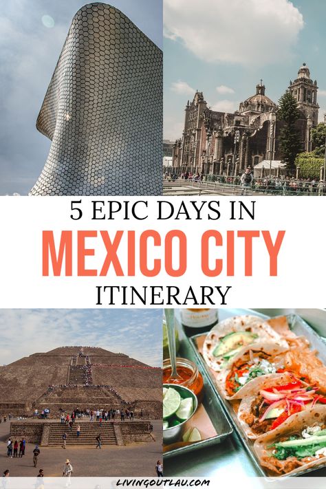 5 Days in Mexico City Itinerary Best Things To Do In Mexico Mexico City Vacation, Places To Visit In Mexico, Mexico City Travel Guide, Things To Do In Mexico, Visiting Mexico City, Mexico Itinerary, Mexico City Travel, Latin America Travel, Explore Mexico