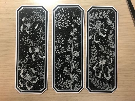 Bookmarks Black And White, Black And White Bookmarks, Bookmarks Design, Book Edges, Photo Embroidery, Felt Bookmark, Alice In Wonderland Wedding, Creative Bookmarks, Mandala Art Therapy