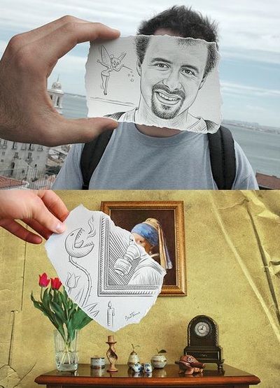 Selfie Drawing, Future Drawing, Pencil Vs Camera, Drawing Heart, Neat Method, High School Art Lessons, Desen Realist, Ben Heine, Art Assignments