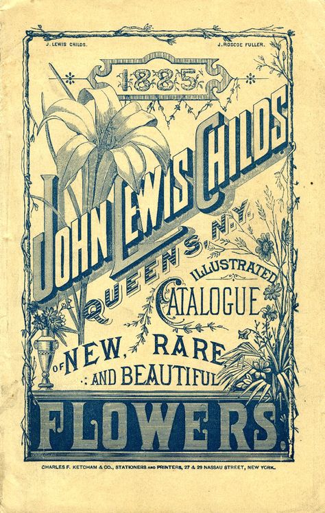 Letterology: The Nature of Type Design in the 19th C, Part One 19th Century Advertisements, Victorian Poster Design, 19th Century Graphic Design, Rare Beautiful Flowers, Rdr2 Poster, Typography Hand Lettering, Arte Pulp, Vintage Seed Packets, Hosting Occasions