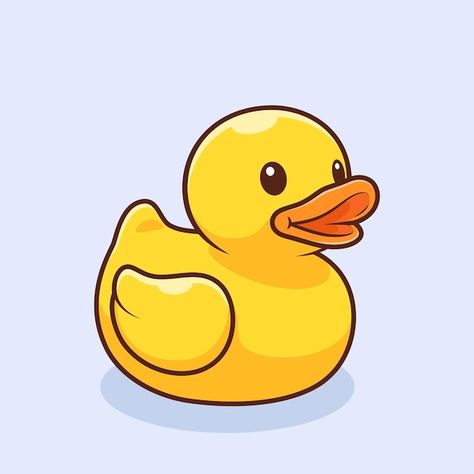 Duck Vector, Duck Cartoon, Rubber Duck, Premium Vector, Cute Cartoon, Vector Illustration, Illustrations, Stock Photos