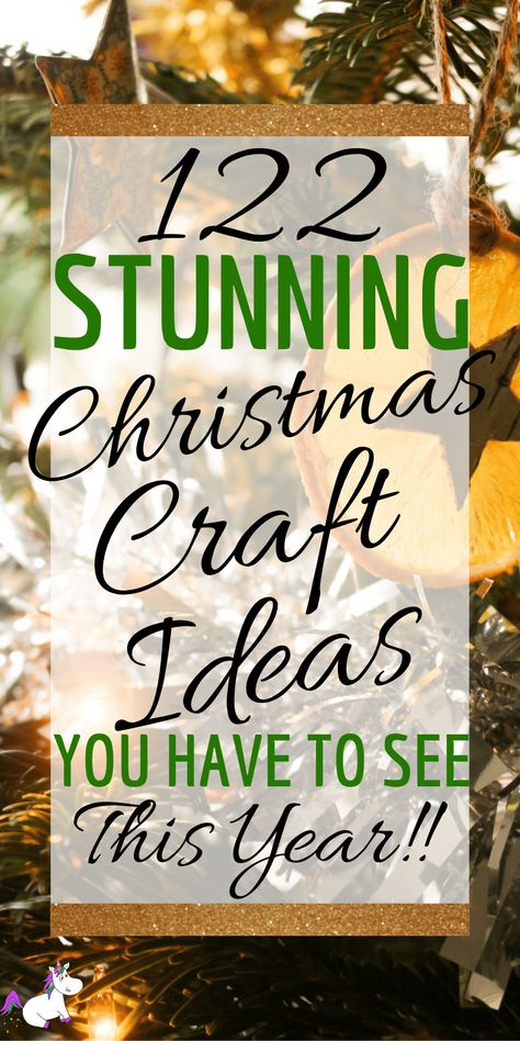 122 Christmas Crafts That are Stunningly Beautiful and easy to do! Whether you're looking for the perfect gift wrapping ideas or the best diy Christmas ornaments for your tree, this post has got you covered! You'll find Christmas wreaths, Tree decorations, handmade gift ideas and so much more. Click here to get all the inspiration #DIYchristmas #christmasdiy #diychristmasdecor #diychristmasdecorations Natal, Diy Christmas Gifts For Family, Christmas Crafts To Sell, Handmade Christmas Crafts, Christmas Crafts For Adults, Christmas Craft Ideas, Christmas Crafts To Make, Cheap Christmas, Navidad Diy