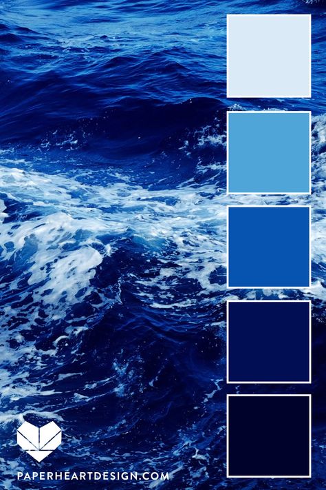 Aesthetic Blue Color Pallete, Blue Pallet, Ocean Color Palette, Blue Pallets, Blue Monochromatic, Color Schemes Colour Palettes, Blue Palette, Sea Colour, Blue Paper