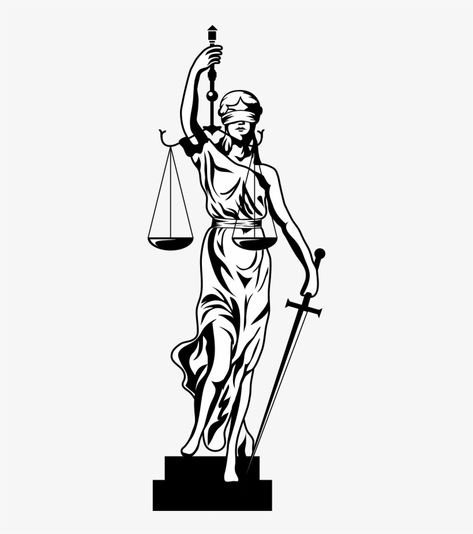 Croquis, Lady Justice Tattoo Stencil, Goddess Of Justice Drawing, Lady Justice Tattoo Traditional, Lady Of Justice Drawing, Justice Tattoo Men, Lady Justice Illustration, And Justice For All Tattoo, Lady Of Justice Tattoo