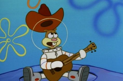 wish i was home in texas... pinterest is no place for a squirrel Snoopy, Spongebob Texas, Sandy The Squirrel, Sandy Squirrel, Funny Squirrel, Disney Sleeve, Mermaid Man, Sandy Cheeks, Bass Boosted