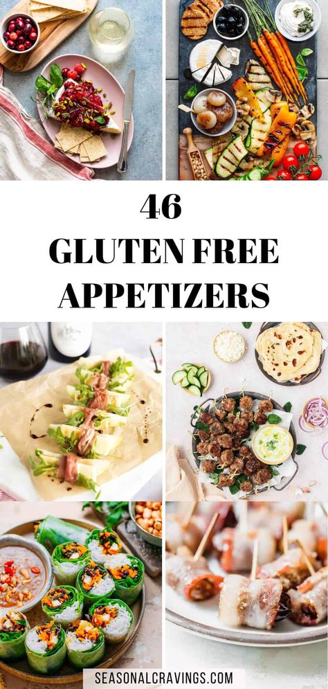 These gluten free appetizers are easy to make and delicious. They are crowd pleasers and no one will know they are gluten free but they will be safe for all your guests. Snacks For Party Gluten Free, Aperitif, Party Appetizer Recipes Gluten Free, Gluten Free Snacks For Party Simple, Party Food Healthy Easy, Easy Snacks Gluten Free, Health Appetizers Easy, Gluten Free Game Day Appetizers, Easy Appetizer For Party