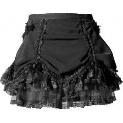 Gothic miniskirt by Sinister, ruffled black lace Goth Mini Skirt, Skirts Goth, Skull Skirt, Goth Skirt, Gothic Skirt, Gothic Skirts, Skirts Short, Gothic Rock, Gothic Outfits