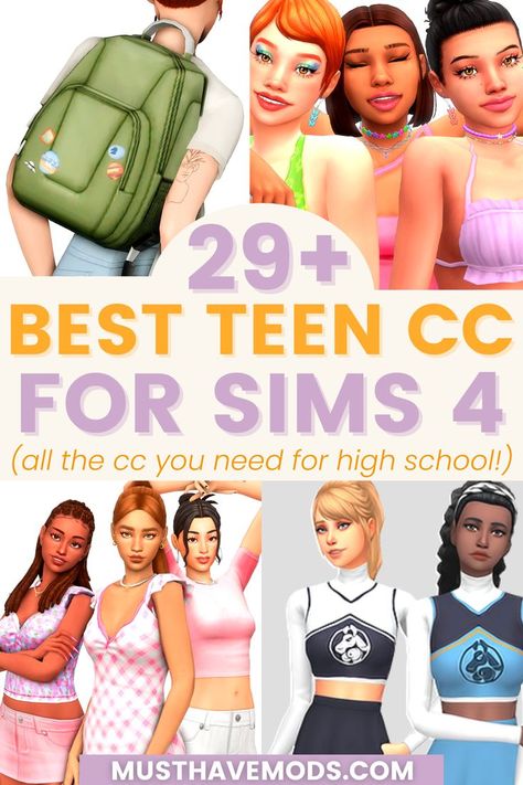 sims 4 teen cc Sims 4 Teen Mods, Sims 4 Teen Cc, Aesthetic Sims, Create Aesthetic, Sims 4 Challenges, Muebles Sims 4 Cc, Sims Packs, The Sims 4 Pc, Pelo Sims