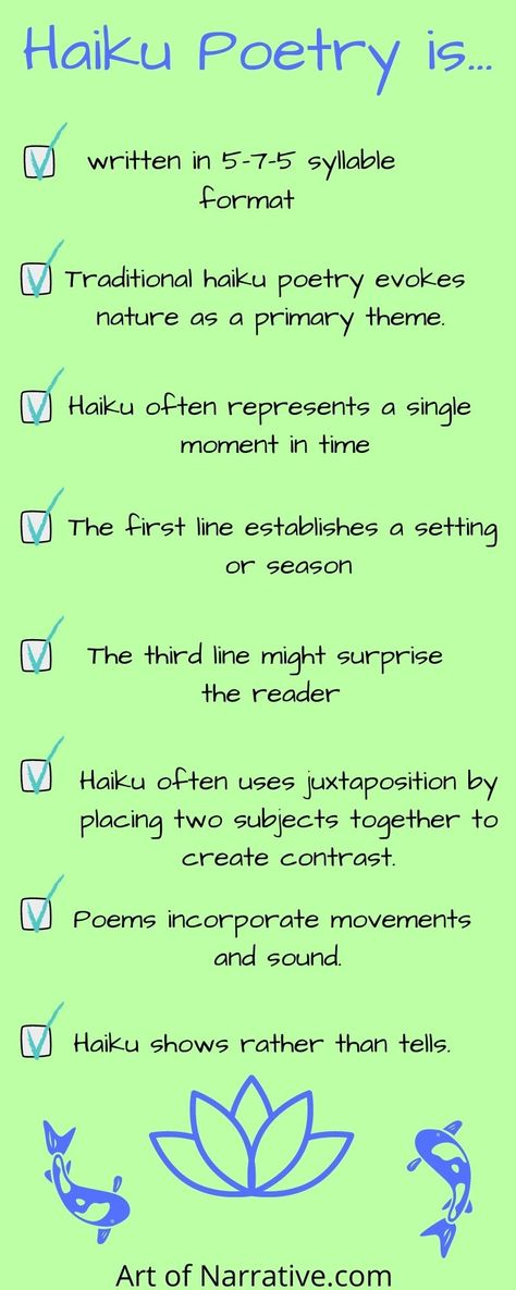 Learn to use the haiku format to write beautiful haiku poetry in three easy steps. Read five expert examples of haiku. #haiku #haikuformat #poetry #writing #poem Haiku Poems Examples, Haiku Examples, Cinquain Poetry, Author Advice, Japanese Haiku, Tiny Person, Haiku Poetry, Haiku Poems, Creative Thoughts
